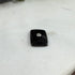 Vintage Black Onyx Cabochon with Crystal Inset 17x13mm Loose Gemstones