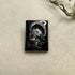 Vintage Carved Hematite Intaglio Roman Soldier 20x15mm Loose Gemstones