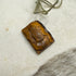 Vintage Carved Tiger's Eye Double Portrait Cameo Two Helmeted Figures 16x12mm Loose Gemstones