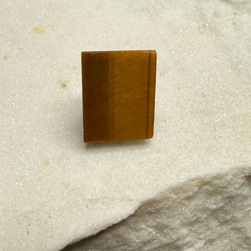 Vintage Carved Tiger's Eye Double Portrait Cameo Two Helmeted Figures 16x12mm Loose Gemstones
