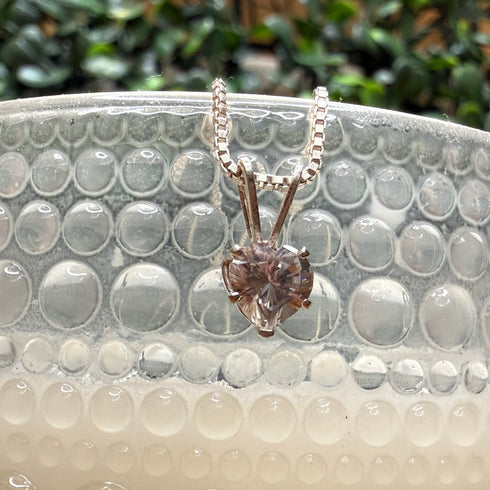 Dainty Heart Cubic Zirconia Pendant Necklace Pendant