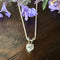 Dainty Heart Cubic Zirconia Pendant Necklace Pendant