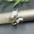 Grey and Peacock Pearl Adjustable Sterling Silver Ring Rings