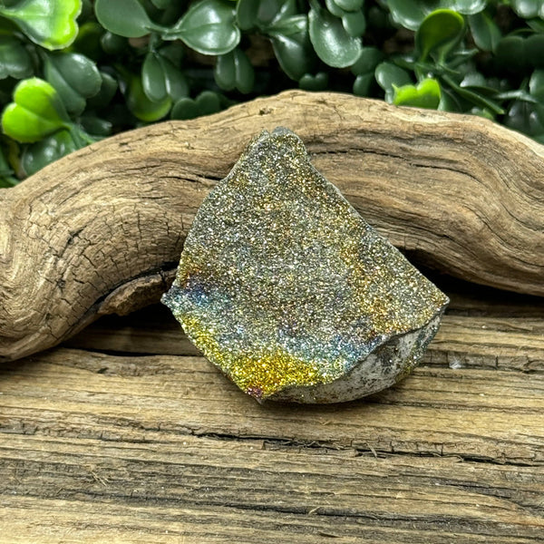 🌈 Iridescent Rainbow Pyrite Concretion Specimen - Russia specimen