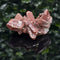 Red Hematite Quartz Cluster from Morocco specimen
