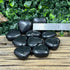 1-Inch Shungite Heart - Elegant Natural Stone for Grounding and Tranquility specimens