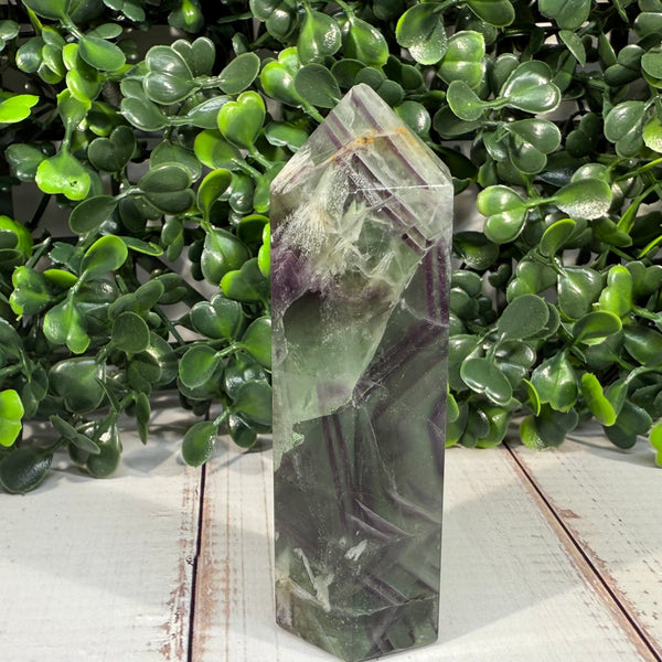 3" Rainbow Fluorite Towers — Unique Options specimens