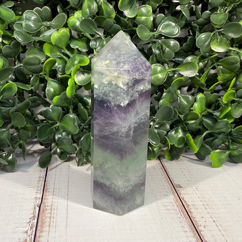 3" Rainbow Fluorite Towers — Unique Options specimens