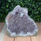 Amethyst Cut Base Geode 4"x4" with Calcite - Self Standing specimens