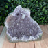 Amethyst Cut Base Geode 4"x4" with Calcite - Self Standing specimens
