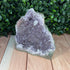 Amethyst Cut Base Geode 4"x4" with Calcite - Self Standing specimens