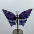 Beautiful Butterfly Rainbow Fluorite Carving Figurine specimens