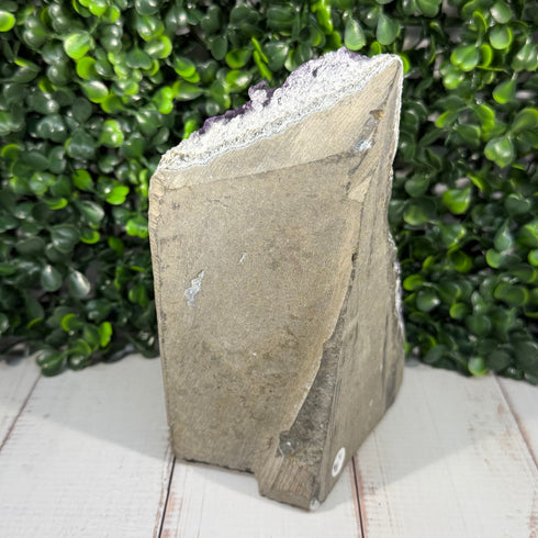 Juicy Amethyst 5.25" Crystal Geode - Self Standing specimens