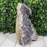 Large 7" Amethyst Crystal Geode Portal with Multiple Calcites specimens