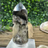 Polished Brazilian Quartz Point with Chlorite Inclusions specimens