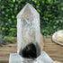Polished Brazilian Quartz Point with Chlorite Inclusions specimens