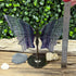 Rainbow Fluorite Butterfly Carving with Stand – Gemstone Decor specimens