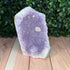 Self Standing Amethyst Geode 5” x 3” with Stunning Calcite specimens