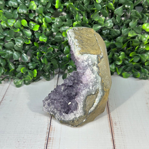 Small Amethyst Geode – Self-Standing (3.5"x 3") specimens