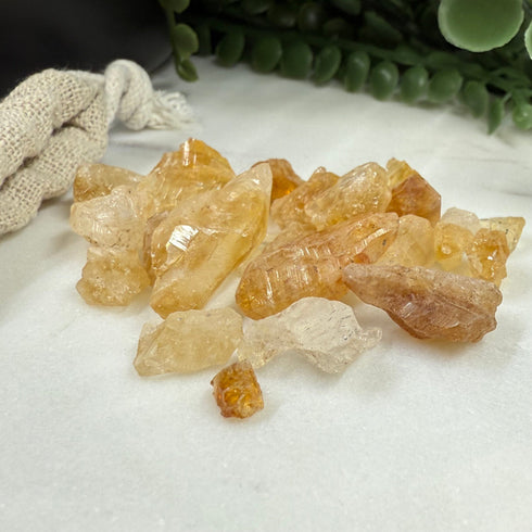 Small bag of Citrine Crystals specimens