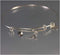 Adjustable Sterling Silver Cancer Awareness Bracelet Awareness Bracelets