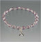 Alzheimer's Awareness Bracelet - Light Amethyst Awareness Bracelets