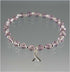 Alzheimer's Awareness Bracelet - Light Amethyst Awareness Bracelets