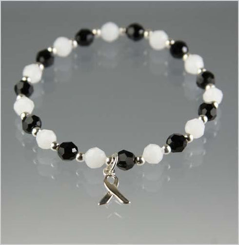 Carcinoid Cancer Awareness Bracelet - Crystal Awareness Bracelets