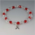 Squamous Cell Carcinoma Cancer Awareness Bracelet - Crystal Awareness Bracelets
