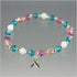 Women's Cancer Awareness Bracelet - Crystal Awareness Bracelets