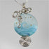 Cool Ocean Waves Glass Lamp-work Bead Necklace Beach Jewelry