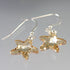 Crystal Starfish Earrings Beach Jewelry