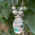 Handmade Lamp-work Glass Pendant Beach Jewelry