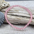 Light Pink Crystal Stacker Stretch Bracelet Bracelets