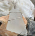 Beach Glass Sterling Wire Wrapped Pendant Cape May Jewelry