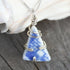 Blue Tumbled Pottery Necklace Cape May Jewelry