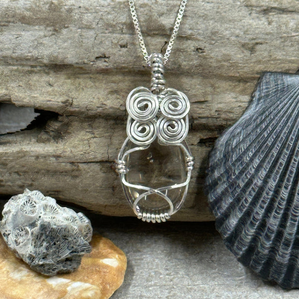 Cape May Diamond Wire Wrapped Pendant Cape May Jewelry