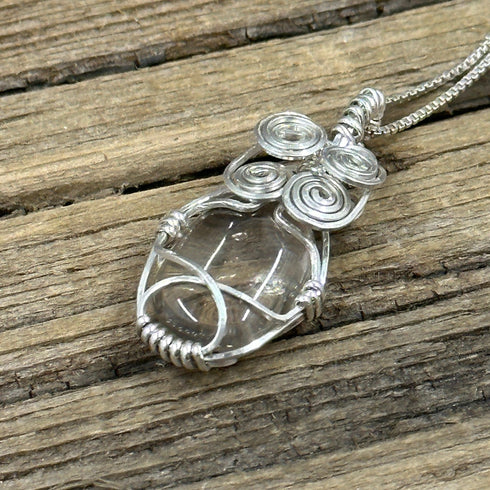 Cape May Diamond Wire Wrapped Pendant Cape May Jewelry