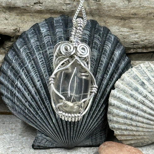 Cape May Diamond Wire Wrapped Pendant Cape May Jewelry