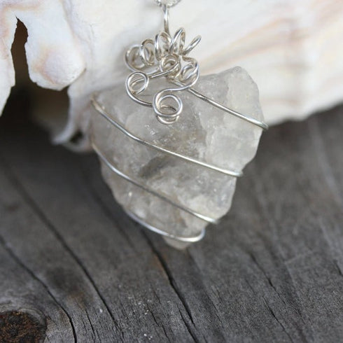 Cape May Quartz "In The Rough" Necklace Cape May Jewelry