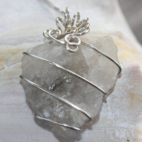 Cape May Quartz "In The Rough" Necklace Cape May Jewelry