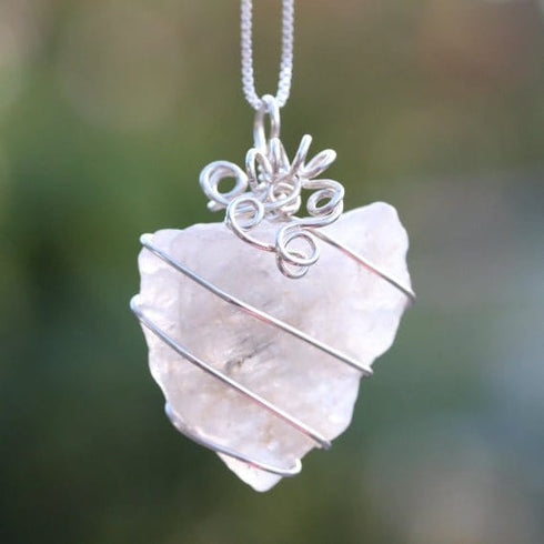 Cape May Quartz "In The Rough" Necklace Cape May Jewelry