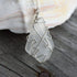 Clear Tumbled Glass Wire Wrapped Necklace Cape May Jewelry