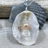 Natural Oyster Shell and Metallic Pearl Necklace Cape May Jewelry