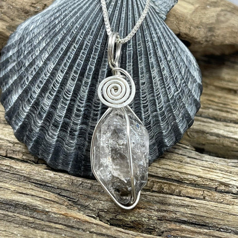 Herkimer Diamond Pendant Charms & Pendants