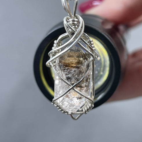 Herkimer Diamond Pendant Charms & Pendants