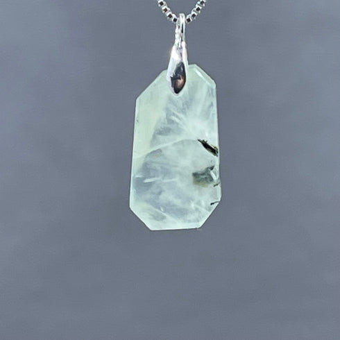 Prehnite Freeform Necklace Charms & Pendants
