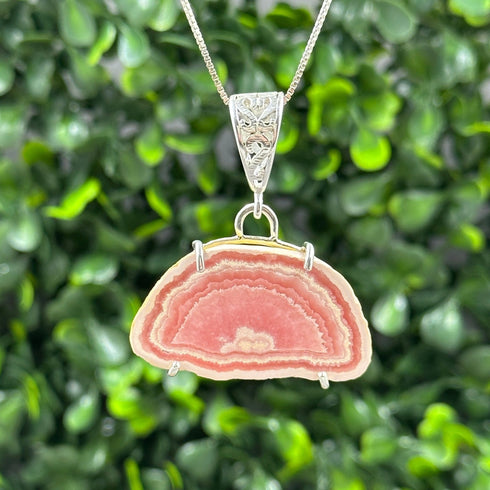 Rhodochrosite Stalactite Pendant Charms & Pendants