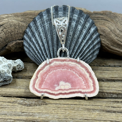 Rhodochrosite Stalactite Pendant Charms & Pendants