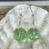 4-Leaf Clover Crystal Earrings - light green Earrings